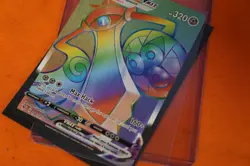 Pokemon 190/185 Aegislash Vmax Rainbow Secret Rare Vivid Voltage Card - Image 4