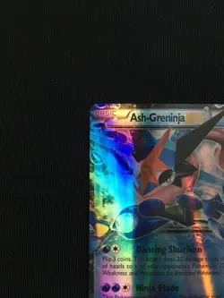 Pokemon Ash-Greninja EX XY133 Blackstar Promo Holo Card TCG (LP-MP) - Image 4