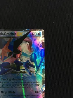 Pokemon Ash-Greninja EX XY133 Blackstar Promo Holo Card TCG (LP-MP) - Image 5