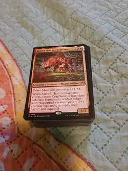 MTG Commander Mabel Heir to Cragflame Custom 100 Card EDH Deck with Rares - Image 1