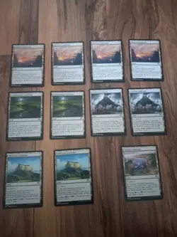 11 Modern Horizons 3 "Landscape" Cards Fetch Cycling Common Lands NM MTG - Image 1