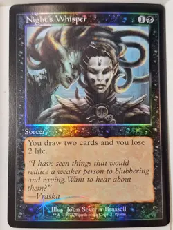 Night's Whisper - FOIL - Open House Promo - Magic the Gathering MTG Nice! - Image 1