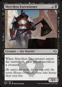 Merciless Executioner - Light Play MTG Fate Reforged - Image 1