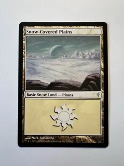 Snow-Covered Plains - MTG Coldsnap - NM - Image 1