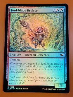 1x Junkblade Bruiser | FOIL | Bloomburrow | MTG Magic Cards - Image 1