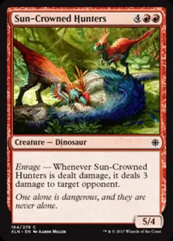 Sun-Crowned Hunters - Light Play MTG Ixalan - Image 1