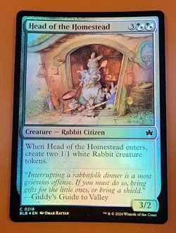 1x Head of the Homestead | FOIL | Bloomburrow | MTG Magic Cards - Image 1