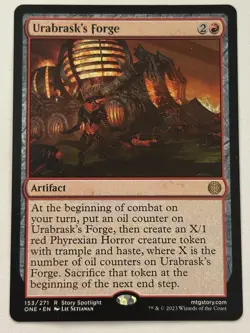 MTG Urabrask's Forge [Phyrexia: All Will Be One] Near Mint - Image 1