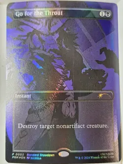 Go for the Throat - FOIL - Standard Showdown Promo - Magic the Gathering MTG - Image 1