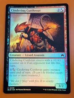 1x Cindering Cutthroat | FOIL | Bloomburrow | MTG Magic Cards - Image 1