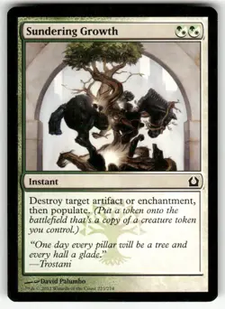 SUNDERING GROWTH #223 (COMMON) MTG RETURN TO RAVNICA - Image 1