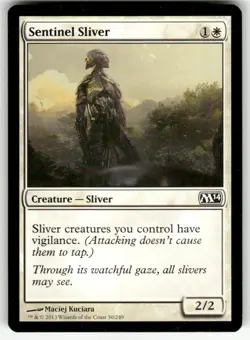 SENTINEL SLIVER #30 (COMMON) MTG MAGIC 2014 (M14) - Image 1