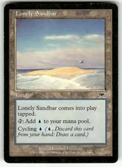 LONELY SANDBAR #320 (COMMON) MTG ONSLAUGHT - Image 1