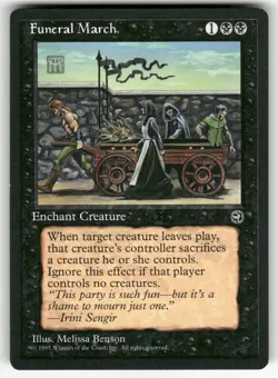 FUNERAL MARCH (COMMON) MTG HOMELANDS - Image 1