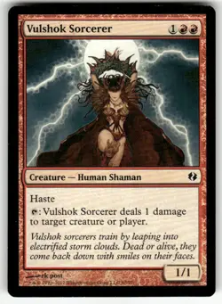 VULSHOK SORCERER #50 (COMMON) MTG DUEL DECKS: VENSER VS. KOTH - Image 1