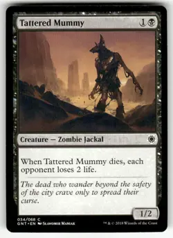 TATTERED MUMMY #34 (COMMON) MTG MAGIC GAME NIGHT - Image 1