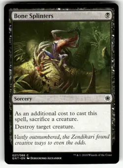 BONE SPLINTERS #27 (COMMON) MTG MAGIC GAME NIGHT - Image 1