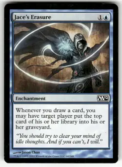 JACE'S ERASURE #60 (COMMON) MTG MAGIC 2012 (M12) - Image 1