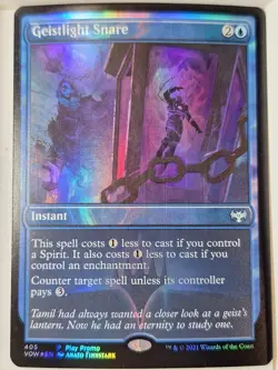 Geistlight Snare - FOIL - Play Promo - Magic the Gathering MTG Nice! - Image 1