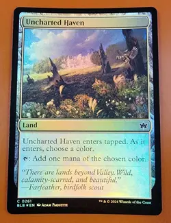 1x Uncharted Haven | FOIL | Bloomburrow | MTG Magic Cards - Image 1