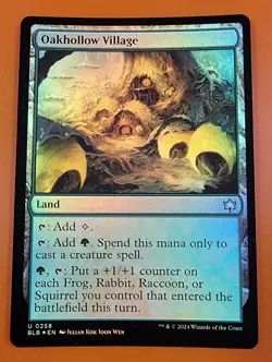 1x Oakhollow Village | FOIL | Bloomburrow | MTG Magic Cards - Image 1