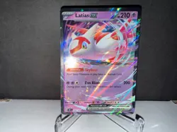2024 Pokemon TCG Latias ex 076 Surging Sparks Double Rare Card NM+ - Image 1