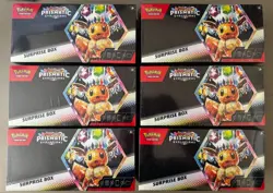 Pokemon Prismatic Evolutions Surprise Box LOT of 6 New Sealed - Image 1