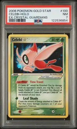 2006 POKEMON EX CRYSTAL GUARDIANS #100 CELEBI-HOLO EX CRYSTAL GUARDIANS - Image 1