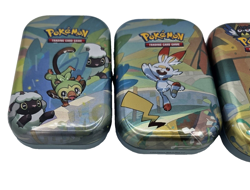 Pokemon 5 Tins Galar Friends Mini Collector Set NO CARDS Storage Tins Only - Image 4