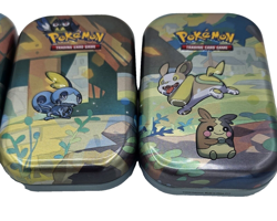Pokemon Galar Friends Mini Collector Tins 4 Piece Set NO CARDS Storage Tins Only - Image 3