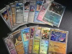 Pokemon Prismatic Evolutions Poke Ball Lot (16 Cards) - Image 1