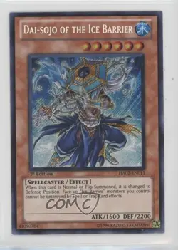 Dai-sojo of the Ice Barrier 1st Ed. YuGiOh Hidden Arsenal 2 #HA02-EN011 2010 - Image 1