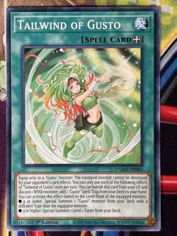 Yugioh Tailwind Of Gusto DAMA-EN061 Single - Image 1