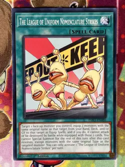 Yugioh The League Of Uniform Nomenclature Strikes INFO-EN086 Single - Image 1