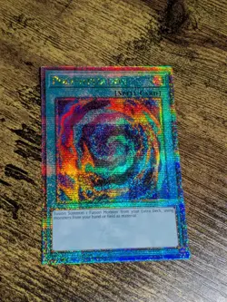 Yugioh Polymerization RA02-EN047 Quarter Century Secret Rare 1st Ed NM - Image 1