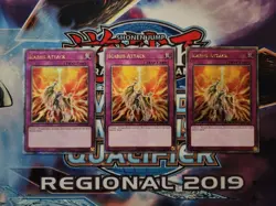 Yugioh Icarus Attack - RA03-EN165 - Quarter Century Secret Rare - 1st Ed NM x3 - Image 1