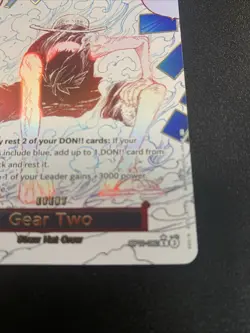 Gear Two Alt Art OP11-080 R A Fist of Divine Speed One Piece card game ENGLISH - Image 4