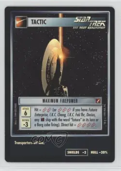 1999 Star Trek CCG: Blaze of Glory 18 Card Foil Sub-Set Maximum Firepower - Image 1