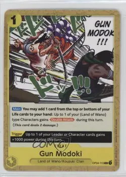 2023 One Piece Card Game: Kingdoms of Intrigue OP04 Gun Madoki #OP04-115 - Image 1