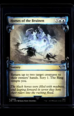 MTG Magic The Gathering Lord of the Rings Showcase Scroll Horses of the Bruinen - Image 1
