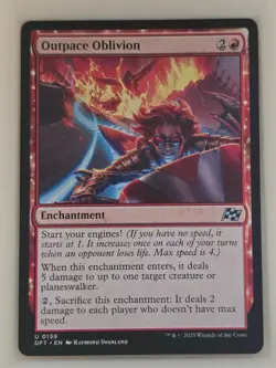 Outpace Oblivion - U 0139 Aetherdrift DFT MTG - Image 1