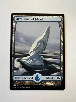 Snow-Covered Island - FULL ART - MTG Modern Horizons - NM - Image 1