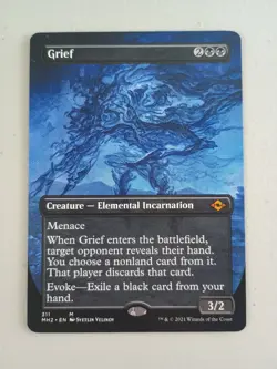 Magic The Gathering Grief Borderless #311 MH2 MTG NM - Image 1