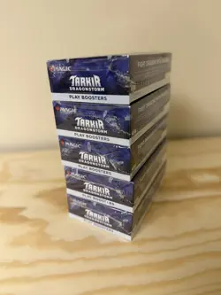 MTG Tarkir Dragonstorm Booster Box Lot of 5 New Sealed TDM Magic - Image 2