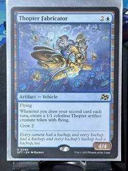 Thopter Fabricator - Reg - MTG - Aetherdrift - DFT - 0068 - RARE ~ NM - Image 2