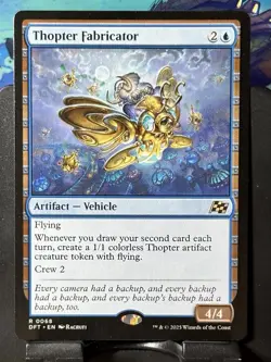 Thopter Fabricator - Reg - MTG - Aetherdrift - DFT - 0068 - RARE ~ NM - Image 3