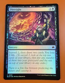 1x Diresight | FOIL | Bloomburrow | MTG Magic Cards - Image 1