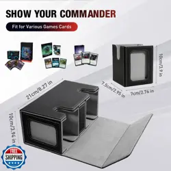 TiMOVO MTG Deck Box, Commander Deck Case Fits 200+ Double-Sleeved Cards, Magn - Image 2