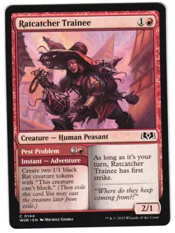 Ratcatcher Trainee 144 Wilds of Eldraine NM MTG - Image 1