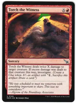 Torch the Witness (a) 146 Murders at Karlov Manor NM MTG - Image 1